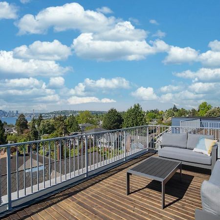 Rooftop Patio With Waterview, Private Garden & Grill 3Br 3Ba- Modern Cityscape Seattle Extérieur photo