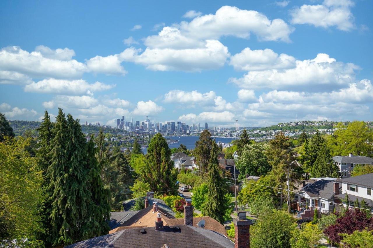 Rooftop Patio With Waterview, Private Garden & Grill 3Br 3Ba- Modern Cityscape Seattle Extérieur photo