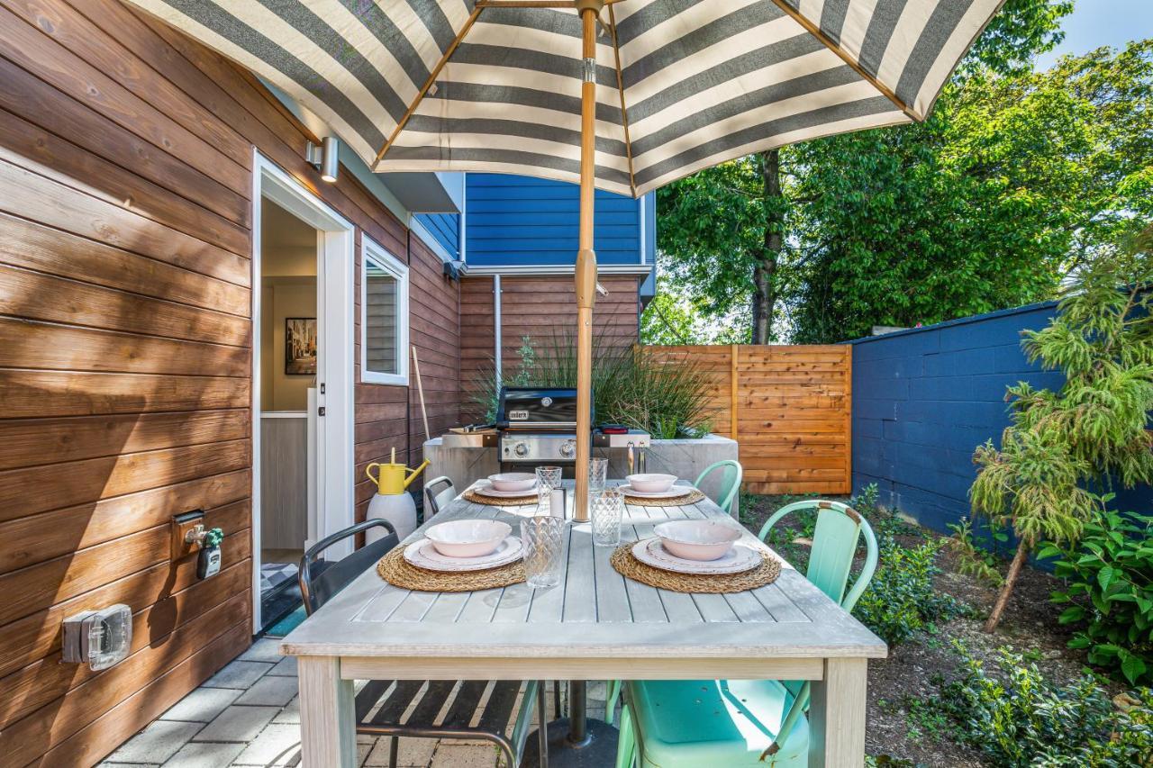 Rooftop Patio With Waterview, Private Garden & Grill 3Br 3Ba- Modern Cityscape Seattle Extérieur photo