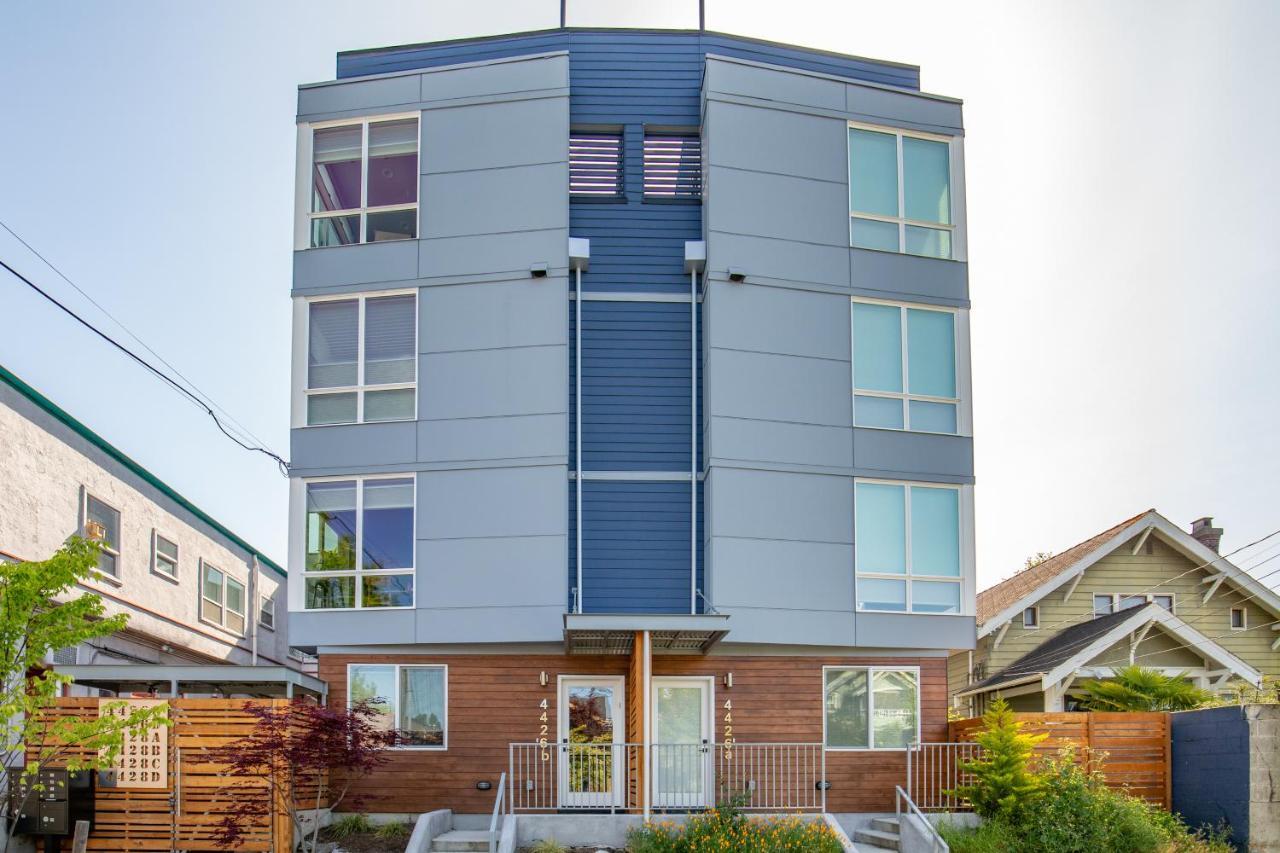 Rooftop Patio With Waterview, Private Garden & Grill 3Br 3Ba- Modern Cityscape Seattle Extérieur photo